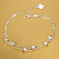 Noble 925 Sterling Silver Square Solid Chain Bracelet for Women Men Charm Party Gift Wedding Fashion Jewelry
