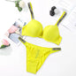 Women's Lingerie Set Sexy Breathable Soft Versatile Shapewear V Sexy Lingerie Bra and Panty Set Push Up Classic