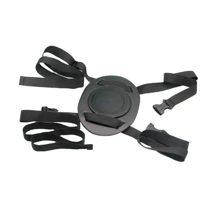 Adjustable Suction Cup Dildo Harness, Universal Strap-On Mount Base for Shower Wall Floor Bed, Hands Free Pleasure Accessory