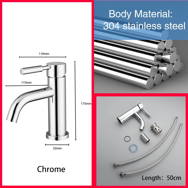 ULA G1/2 Basin Faucet Waterfall Bathroom Sink Faucet Hot Cold Water Mixer Tap Deck Mounted Bathroom Tap Crane Washbasin Tap