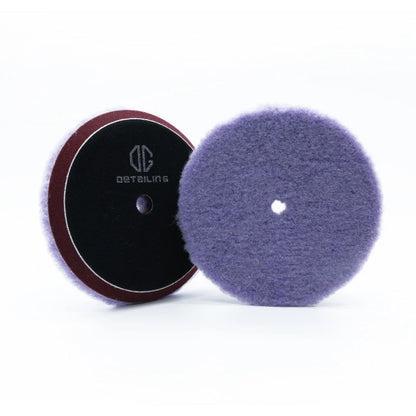 DETAILING Car Polishing Pad Wool Buffing Pads Waxing Polishing Disc Cleaning Scratch Removal Tool 3/5/6 Inch Self-Adhesive