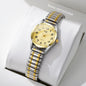 Elegant Small Dial Women Watches Fashion Elastic Strap Quartz Watch Reloj Mujer（Without Box）