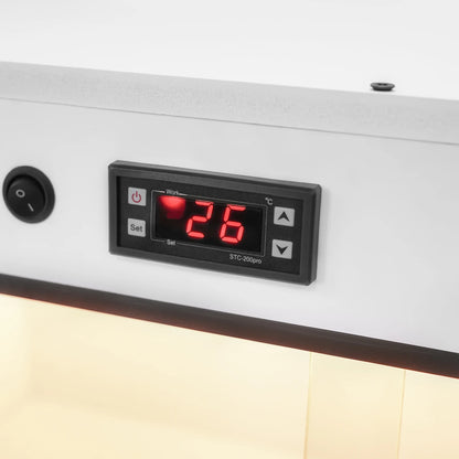 Reptile Pet Feeding Box Reptile Lounge Habitat with Intelligent Thermostat 220V Reptiles Breeding Box LCD Screen