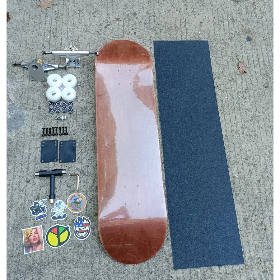 skateboard full set  canandian maples deck 7 plys maples pro adult skateboard  7.75 8 8.125 8.25 8.375 8.5inch can choose size