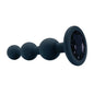 Black Silicone 3 Ball Anal Beads Sex Anal Plug Crystal Base Butt Plug Analplug But Plug Anal Trainer Toys Sex Toys For Woman