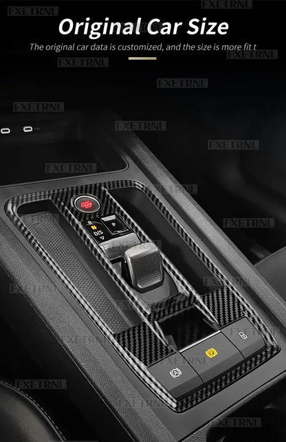 For Cupra Formentor 2020 2021 2022 2023 2024 2025 2026 Seat Leon MK4 Cupra Leon Carbon Fiber Style Automatic Car Gear ABS Trim
