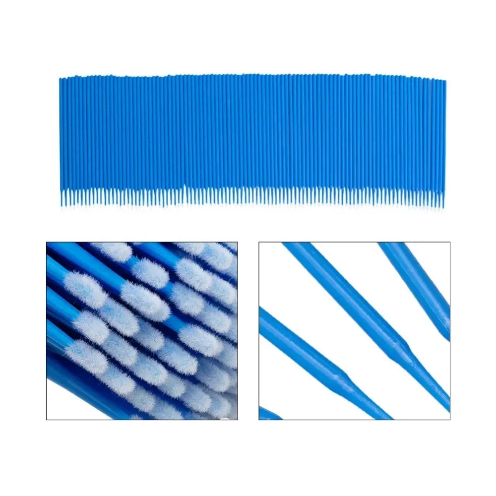 100 Pieces Car Maintenance Micro Brush - Disposable Paint Touch-Up Brush Small Tip for Auto Detailing Accessories