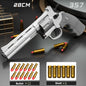 Continuous Fire ZP5 357 Revolver Launcher Toy Gun with Soft Dart Bullets for CS Outdoor Game Fun Gifts for Kids and Adults