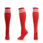 Unisex Compression Socks Football Socks Non-slip Long Tube Knee High Stockings Socks Striped Soccer Socks Running Sports Socks