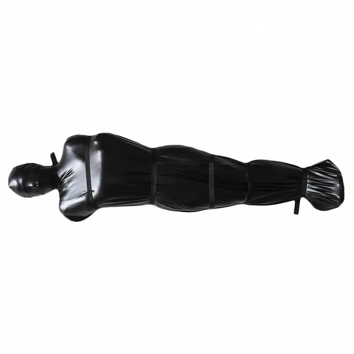 Sex Slave Binding Straitjacket Erotic Costume BDSM Bondage Mermaid Mummy Restraint Bags Sleeping Bag Leather Bodysuit Arm Binder