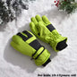 Winter Snow Gloves for Boys Girls Ages 10-14, Warm Knit Windproof for Skiing Cycling Fishing, Machine Washable