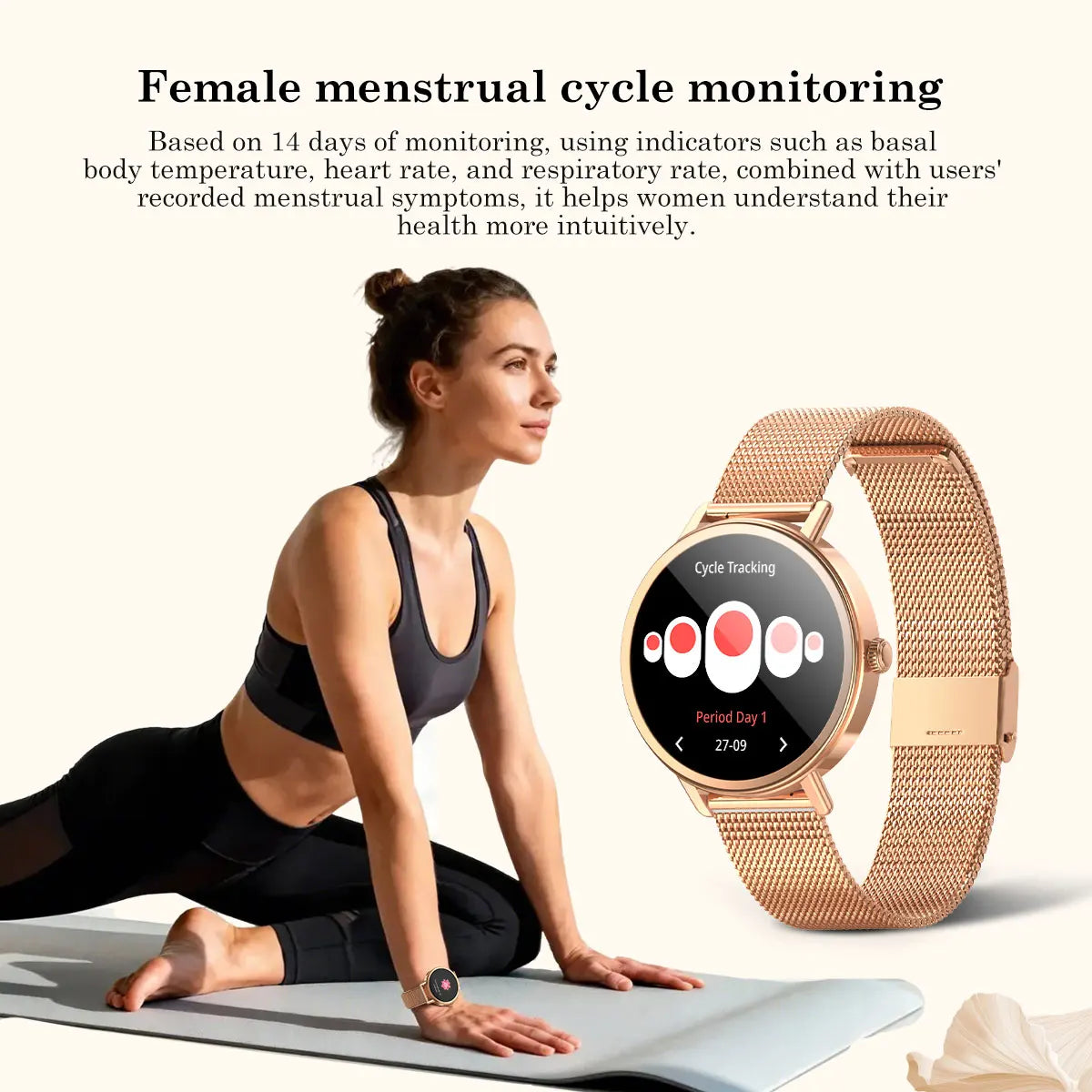 Blackview X30 Smartwatch, 1.26" TFT screen,320mAh,Bluetooth Phone Calling,Sleep Monitoring,Sport watch,Women's Watches,Fashion