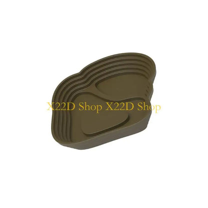 X22D Natural Reptiles Bathing Bowl Plastic Multiple Step Design Soaking Pool with Ramps For Turtles Feeding Habitat