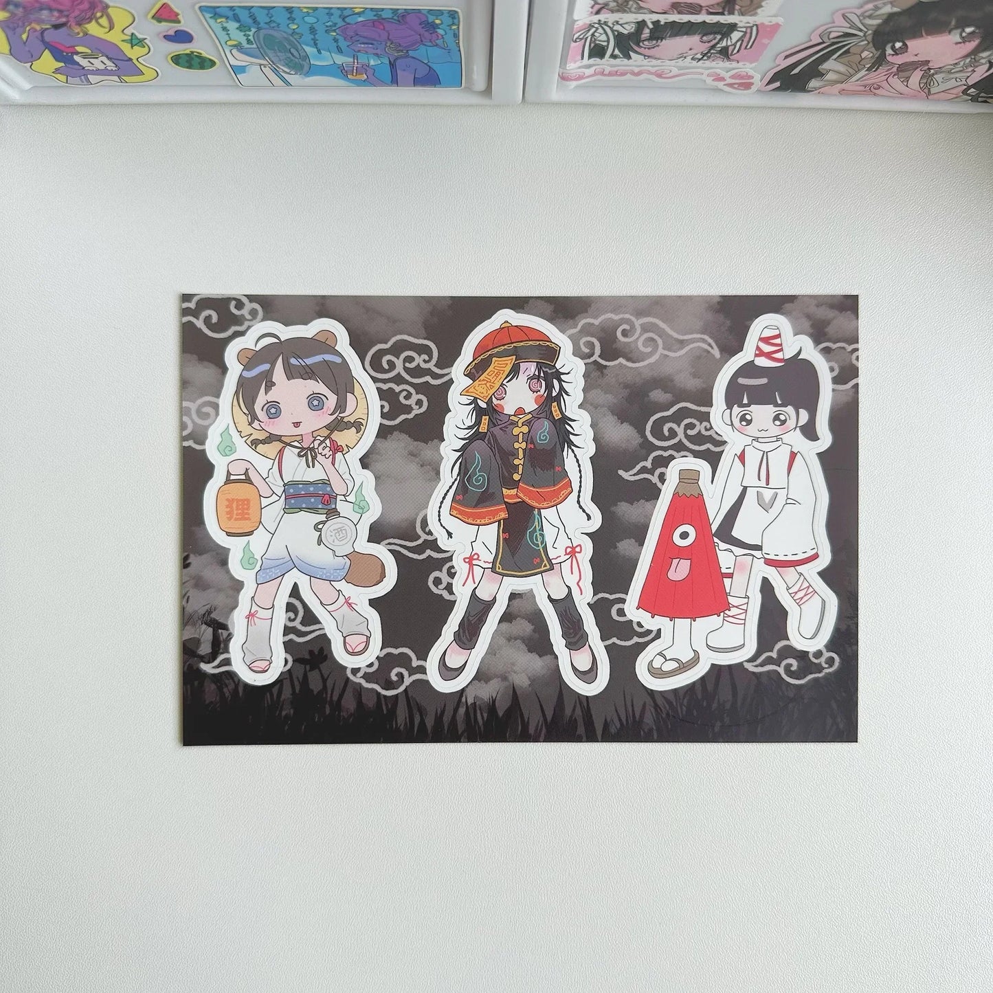 Cute Sweet Cool Japanese Shibuya Girl Sticker Korean Kawaii Cartoon Y2k Stickers Hand Account Diary Scrapbook Decorative Sticker