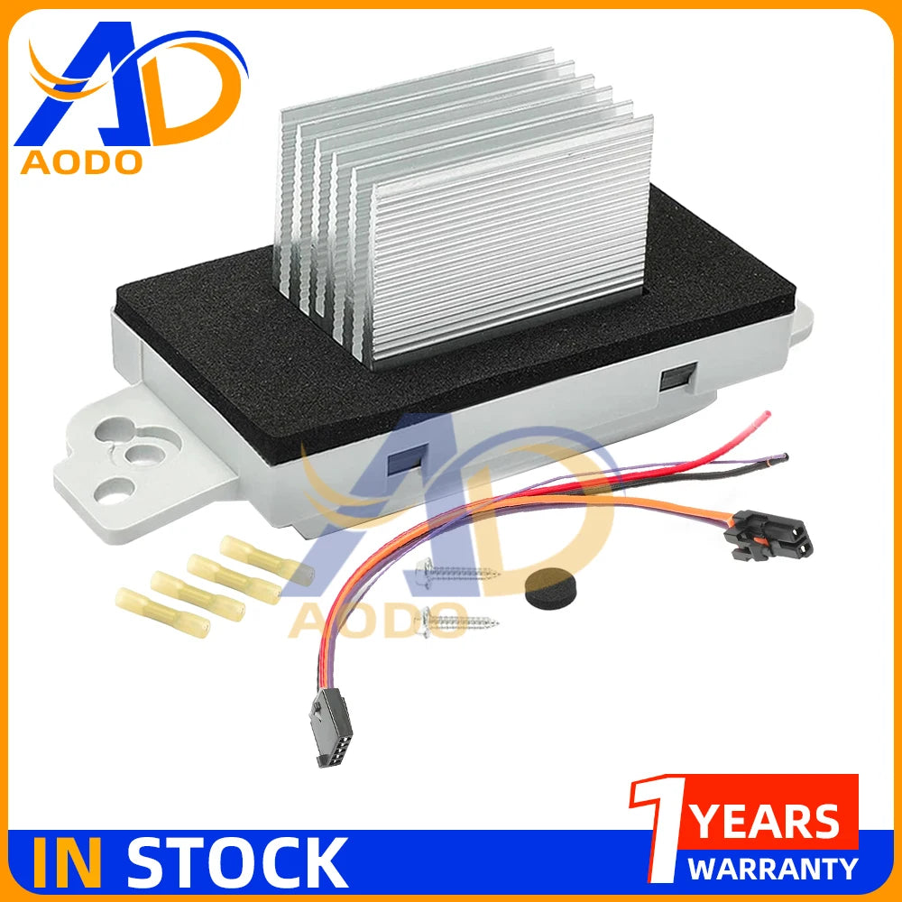 Blower Motor Resistor With Plug For Chevrolet Impala Cadillac Escalade GMC Sierra Yukon 93803636 1580567 89018964 89018653