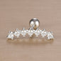 1PC 316L Stainless Steel Geometry Stud Earrings For Women Fashion Star Moon Lobe Daith Helix Cartilage Earring Piercing Jewelry