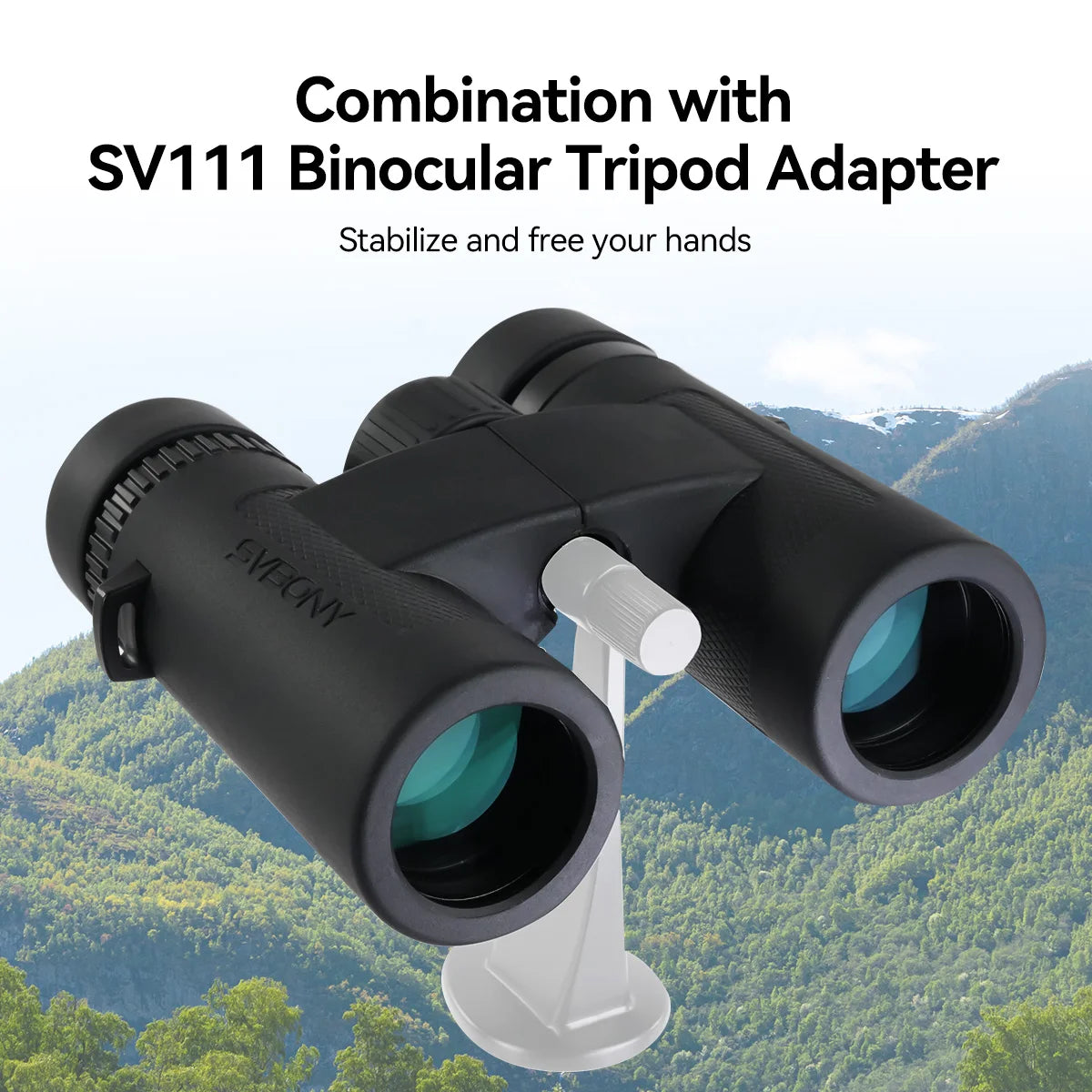 Svbony SV202 Upgraded Wide-angle ED Binoculars 8x32/8x42/10x42 Bak4 Prism IPX7 Waterproof Fogproof for Bird Watching Camping