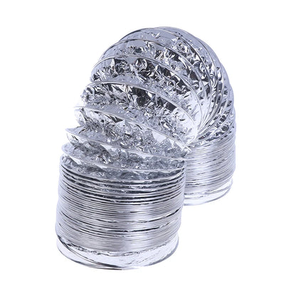 4inch Ventilator Pipe Aluminum Tube Air Ventilation Hose Flexible Exhaust Duct 2M