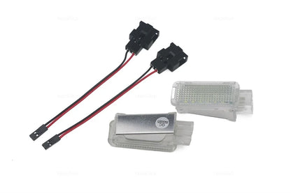 Interior Trunk Boot Lamp for Audi A3 8P A4 B6 B8 A5 A6 C5 A8 Q5 Q7 TT 2Pcs Canbus LED Luggage Door Courtesy Footwell Light