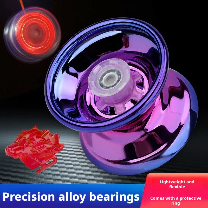 Professional Aluminum Metal Yoyo Ball for Children Beginners - Competitive Yoyoball with Accessories Suitable for Adults And Kid