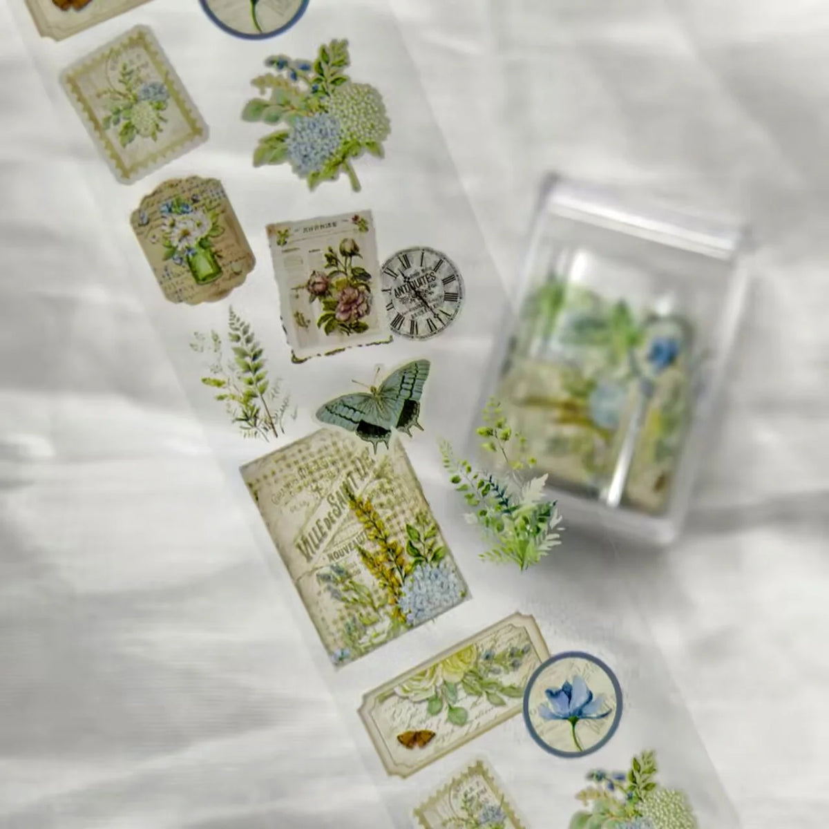 1Pc 100cm Flower Nail Foils for Transfer Paper Floral Stickers Rose Nails Wraps Tulip Nail Art Decorations