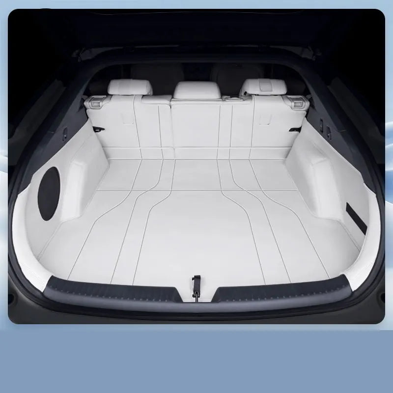 For Xpeng G6 2026 2025 2024 Car Boot Mat Rear Trunk Liner Cargo Protection Leather Trunk Mat Interior Modification Accessories