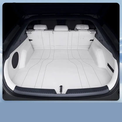 For Xpeng G6 2026 2025 2024 Car Boot Mat Rear Trunk Liner Cargo Protection Leather Trunk Mat Interior Modification Accessories