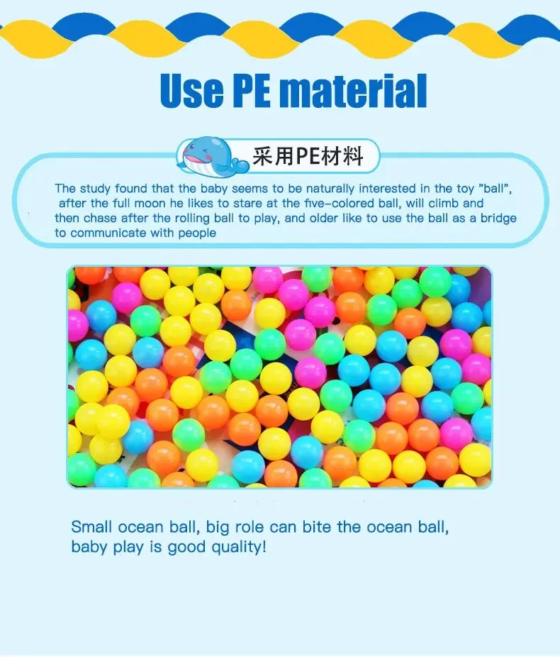 3 in 1 Integrated Play Set Consists of a Playhouse Tent Crawling Tunnel and Ball Pit It Adopts Foldable Lightweight Fabric