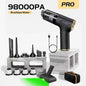 CENRR 980000PA Mini Car Vacuum Cleaner Strong Scution Powerful Wireless Car Cleaner HandHeld  Air Gun Portable Vacuum Cleaner