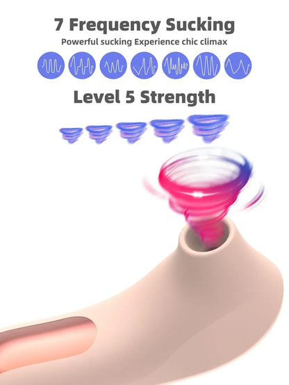 Powerful Clit Sucking Vibrator for Women Nipple Clitoris Sucker Stimulator Female Massager Vibrating Sex Toys Goods for Adult