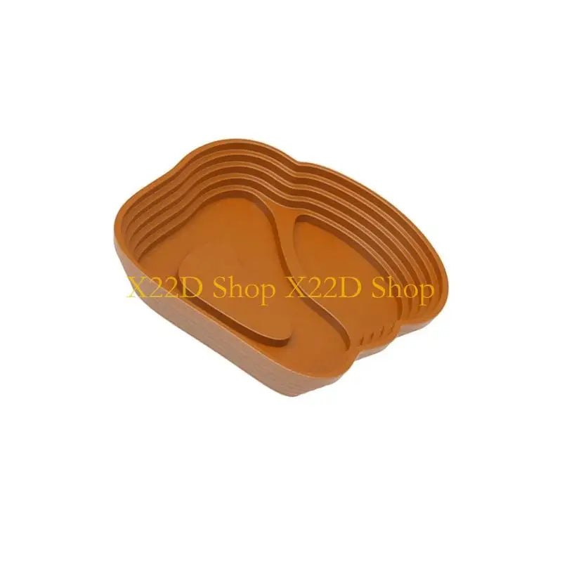 X22D Natural Reptiles Bathing Bowl Plastic Multiple Step Design Soaking Pool with Ramps For Turtles Feeding Habitat