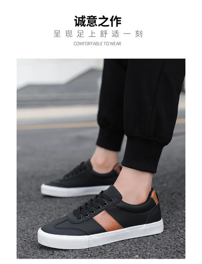 Sneakers Men 2026 Spring Board Shoes Men's Casual Shoes Breathable Student Casual Shoe Low Cut Color Blocked Men's Shoes
