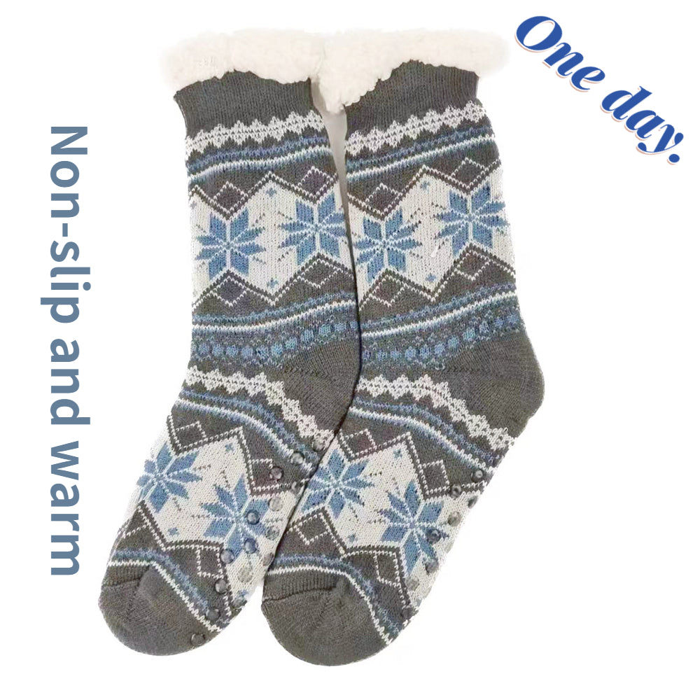 Winter Socks Mens Fluffy Warm Short Plus Velvet Soft Thermal Non Slip Floor Fuzzy Sock Male Thickened Gifts 2023 New In