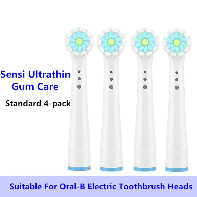Brush Head Nozzles for Braun Oral B Replacement Toothbrush Head Sensitive Clean Sensi Ultrathin Gum Care Brush Head for Oralb