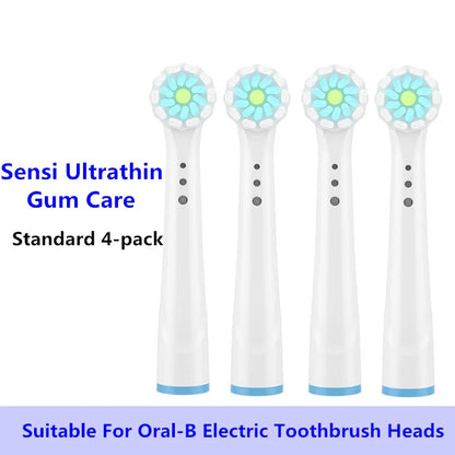 Brush Head Nozzles for Braun Oral B Replacement Toothbrush Head Sensitive Clean Sensi Ultrathin Gum Care Brush Head for Oralb