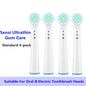 Brush Head Nozzles for Braun Oral B Replacement Toothbrush Head Sensitive Clean Sensi Ultrathin Gum Care Brush Head for Oralb