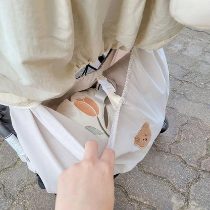 Reusable Washable Baby Milk Bottle Diapers Pouch Outdoor Travel Stroller Hanging Storage Organizer Nappy Storage Bag