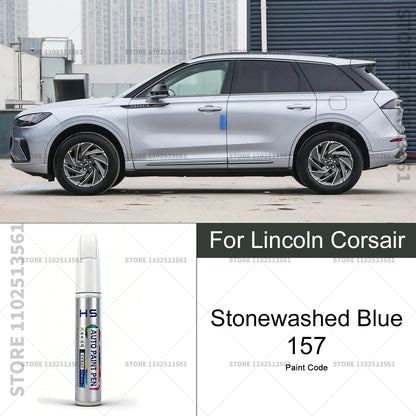 Car Paint Repair Pen For Lincoln Corsair Touch Up Scratch Remover DIY Auto Accessories Blue 157 Brown AR Platinum 2THS4C Black