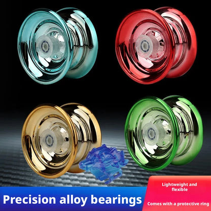 Professional Aluminum Metal Yoyo Ball for Children Beginners - Competitive Yoyoball with Accessories Suitable for Adults And Kid