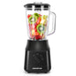 Aigostar Blender and Smoothie Maker, 1.5 Liter Glass Jar, Titanium-Coated Blades, Ice Crush Function, 2 Speeds + Pulse