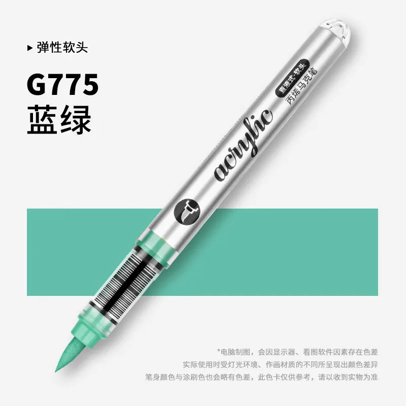 1 PC 120 Colors Acrylic Paint Marker Pens Professional Drawing Pens for Graffiti Manga School Aesthetic Stationery Art Supplies