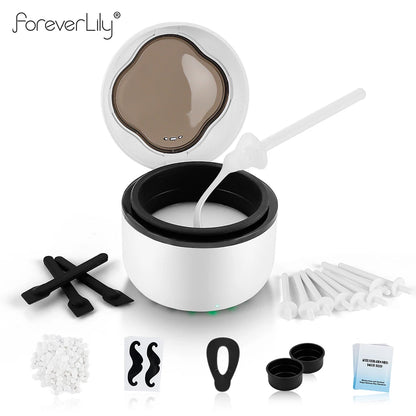 40g Mini Silicone Bowl Wax Heater Waxing Kit Hair Removal Wax-melt Machine Wax Bean Depilatory Wax Warmer Wax Heating Pot Melter