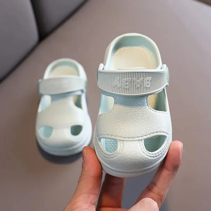 Children's Cave Shoes, Summer Boys, Baby Non-slip Soft Soled Beach Shoes, Girls' Baby Cartoon CHILDREN'S Slippers
