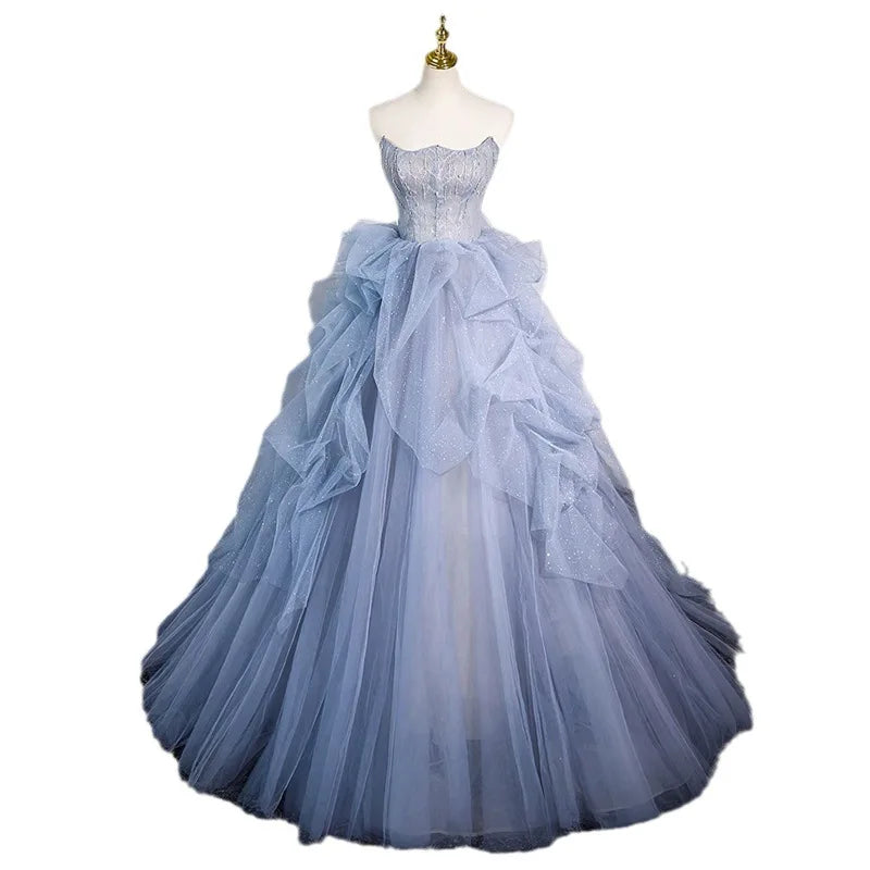 Elegant Sexy SLIM Evening Prom Dresses for Women 2024 Host Birthday Wedding Party Dress Formal Occasion Graduation Wedding Dress