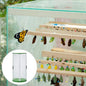 Butterflies Habitat Cage Premium Transparent Mesh Lightweight Breeding Cage Zipper Design Outdoor Observation House Portable