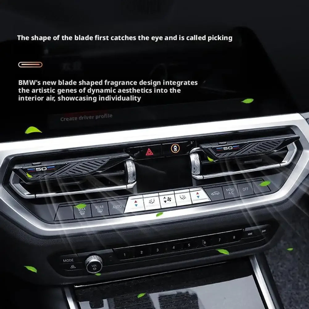 Suitable for BMW car mounted aromatherapy blade air outlet bracket 3 series 5 series X1X3X5 automotive solid fragrance cream int