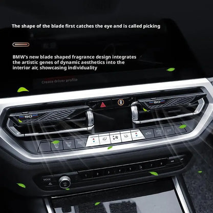 Suitable for BMW car mounted aromatherapy blade air outlet bracket 3 series 5 series X1X3X5 automotive solid fragrance cream int