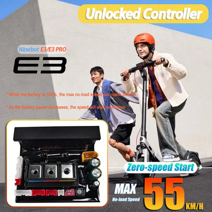 E3 PRO 55km/h Custom Controller Unlimited Speed For Ninebot by Segway E3 Pro Series Scooter 32km/h 55km/h Tuning Speed Part