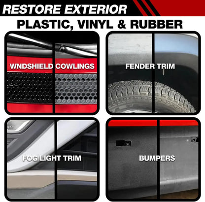 Hydroshine Ceramic Trim Restorer Car Plastic Leather Rubber Restorer Auto Polish And Repair Coating Renovator Refurbish Agent