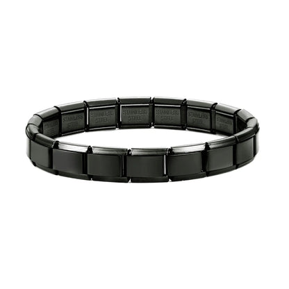 Y2K Italian Charm Bracelets DIY Basic Elastic Charm Stainless Steel Bracelet Fashion Women'S Jewelry Making Wholesale